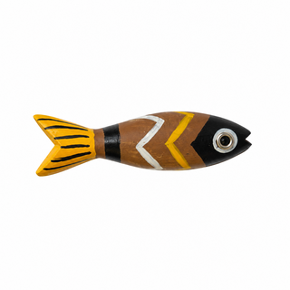 Imán Golden Fish  | Madera Reciclada