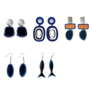 Pack de 5 Pendientes Loop | Colección Azulea