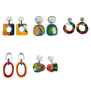 Pack de 5 Pendientes Mar | Colección Fusion