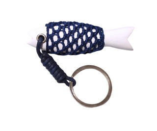 Llaveros Crochet Marín | Pez Blanco | 3 Colores