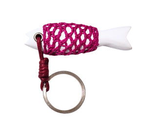 Llaveros Crochet Marín | Pez Blanco | 3 Colores