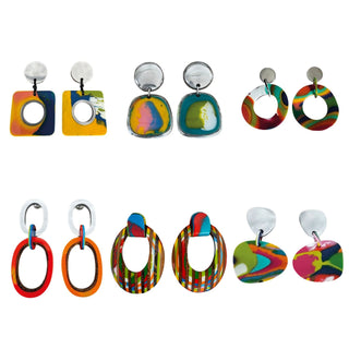 Pack de 6 Pendientes Mar | Colección Fusion