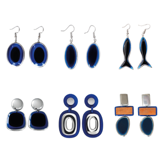 Pack de 6 Pendientes Loop | Colección Azulea